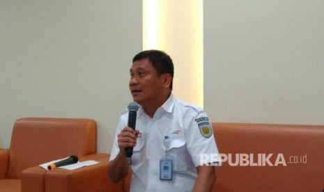 Kepala Daop 1 Jakarta PT KAI mencoba mengklarifikasi tentang pembangunan Jalur Kereta Api di Manggarai, Kamis (27/4).