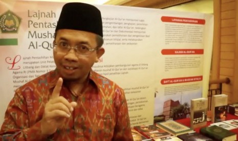 Kepala Lajnah Pentashihan Mushaf Alquran Badan Litbang dan Diklat Kementerian Agama, Muchlis Hanafi 