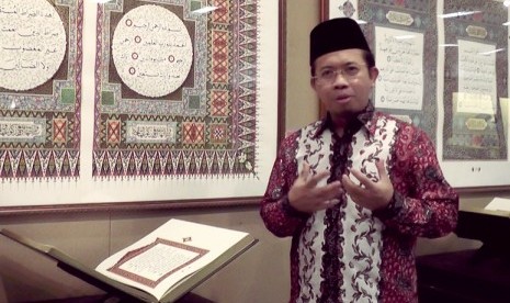 Kepala lajnah pentashihan mushaf Alquran, dr. Muchlis Hanafi