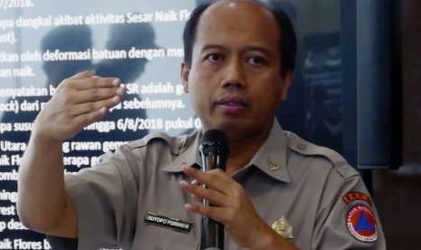 Sutopo Purwo Nugroho, spokesman of the National Disaster Mitigation Agency (BNPB)