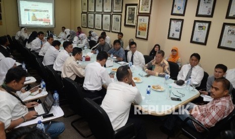 Kepala sekolah Muhammadiyah Se-Jakarta bersilaturrahmi ke kantor Harian Republika, Kamis (27/4). 