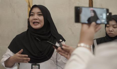 Kepala Seksi Konsumsi Daker Madinah 2022 Dewi Gustikarini. Berapa Harga Satu Porsi Makanan untuk Jamaah Haji Indonesia?