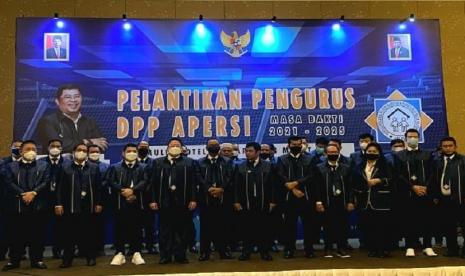 Kepengurusan Asosiasi Pengembang Perumahan dan Permukiman Seluruh Indonesia (Apersi) masa bakti 2021-2025.