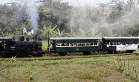 Kereta uap dari Stasiun Ambarawa