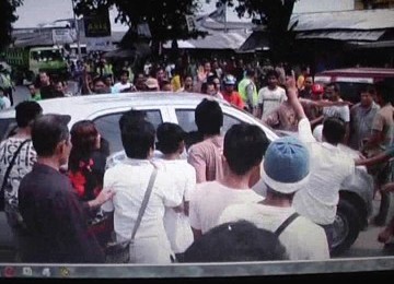 kericuhan penertiban pasar tulang bawang