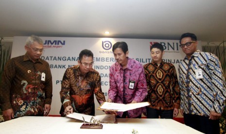 Kerja sama BNI dan PT Banshu Electric Indonesia, Jumat (20/7)