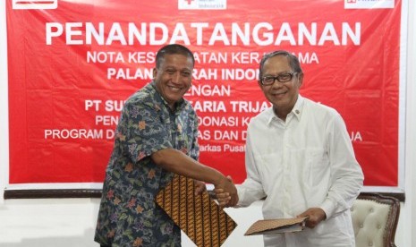 Kerja sama antara Alfamart dan PMI untuk penyaluran donasi