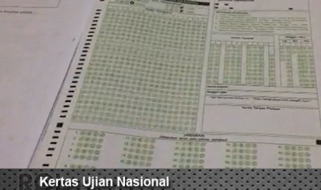 Kertas Soal Ujian Nasional