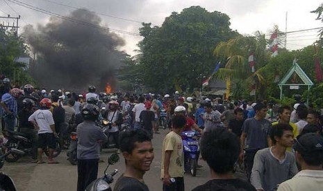 Kerusuhan di Sumbawa,Selasa (22/1).