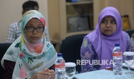 Nurlia Dian Paramita (kiri). JPPR meminta KPU untuk segera menjelaskan soal ledakan suara PSI di Sirekap.