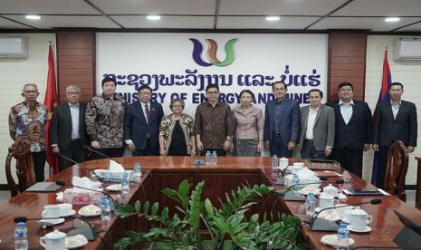 Ketua ASEAN-BAC Arsjad Rasjid saat berada di Vientiane, Laos, dalam rangka roadshow kepemimpinan Indonesia pada ASEAN-BAC Tahun 2023.