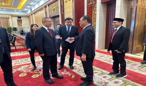 Ketua ASFA Foundation, Komjen (purn) Pol Syafruddin Kambo saat mengunjungi Provinsi Xinjuang, China, Kamis (19/10/2023).