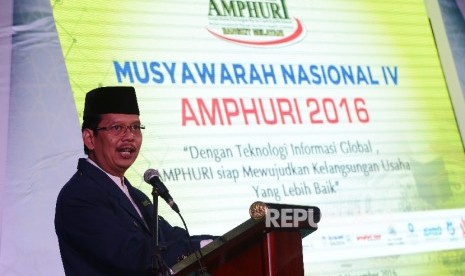 Bisnis Haji-Umroh Lesu, Amphuri Optimalkan Koperasi. Ketua Asosiasi Muslim Penyelenggara Haji dan Umrah Republik Indonesia (Amphuri) Joko Asmoro.