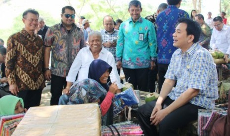 Ketua Badan Anggaran (Banggar) DPR RI M. Azis Syamsuddin saat Kunker ke Lombok.