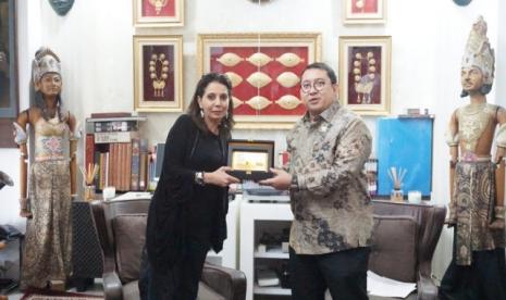  Ketua Badan Kerja Sama Antar Parlemen (BKSAP) DPR RI Fadli Zon menerima kunjungan dari Perwakilan Khusus Sekretaris Jenderal Perserikatan Bangsa-Bangsa (PBB) Dr. Najat Maalla M