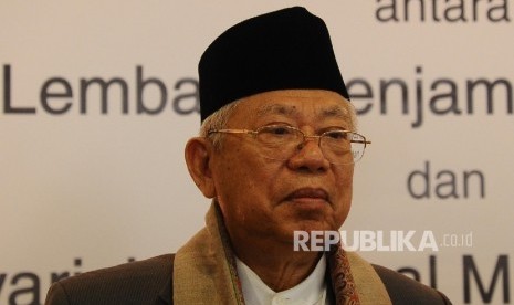 Ketua Umum Majelis Ulama Indonesia KH Ma'ruf Amin 