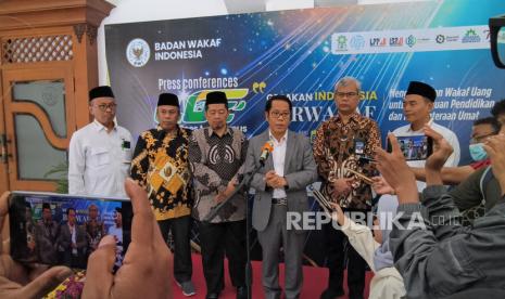 Ketua Badan Wakaf Indonesia (BWI), Prof Kamaruddin Amin dorong kampus-kampus jadi nadzir wakaf uang di acara Waqf Goes to Campus (WGTC) XIV Solo Raya di Universitas Sebelas Maret (UNS), Rabu (6/11/2024)