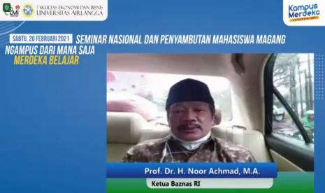 Ketua Baznas, Prof. Dr. H. Noor Achmad, M.A.