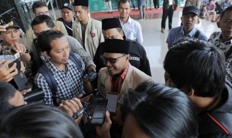 Ketua Bidang Hikmah Pimpinan Pusat Pemuda Muhammadiyah Sunanto di arena Muktamar PPPM, Yogyakarta, Rabu (28/11).