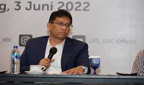 Ketua Dewan Komisioner LPS Purbaya Yudhi Sadewa. Lembaga Penjamin Simpanan (LPS) menaikkan suku bunga penjaminan hingga 25 basis poin (bps) yang berlaku mulai Rabu (1/3/2022) hingga 31 Mei 2023. 