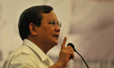 Ketua Dewan Pembina Partai Gerindra, Prabowo Subianto