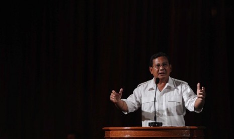 Ketua Dewan Pembina Partai Gerindra, Prabowo Subianto