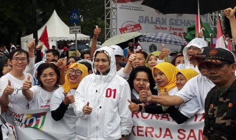 Ketua Dewan Pengarah Tim Kampanye Daerah (TKD) Jokowi-Ma'ruf Kota Tangerang Selatan (Tangsel), Airin Rachmi Diany