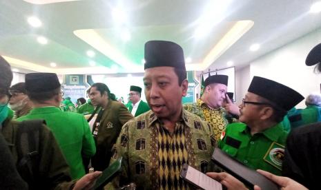 Ketua Dewan Pertimbangan PPP, Muhammad Romahurmuziy di Kantor DPP PPP, Jakarta, Kamis (5/1).