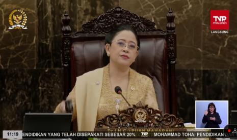 Ketua Dewan Perwakilan Rakyat (DPR) Puan Maharani.