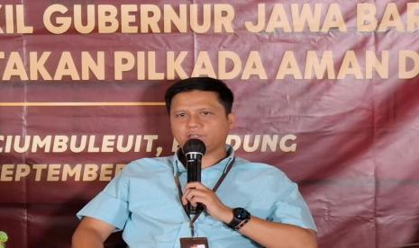 Ketua Divisi Sosialisasi, Pendidikan Pemilih, dan Partisipasi Masyarakat KPU Jabar, Hedi Ardia