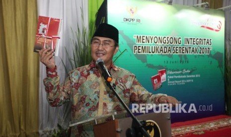 Ketua DKPP Jimly Asshiddiqie (Republika/Rachmawati La'lang)