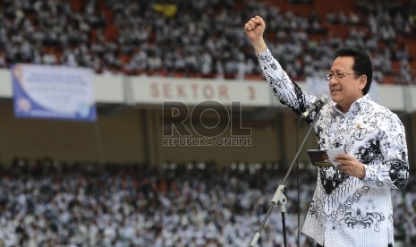  Mantan ketua DPD Irman Gusman kembali maju sebagai calon DPD RI dari daerah pemilihan Sumatera Barat. foto ilustasi.