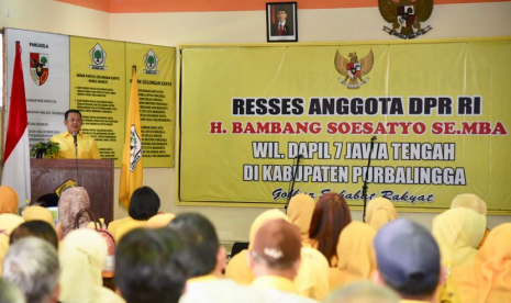 Ketua DPR Bambang Soesatyo saat Reses di Kabupaten Purbalingga.