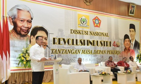 Ketua DPR RI Bambang Soesatyo dalam Diskusi Nasional Revolusi Industri 4.0 