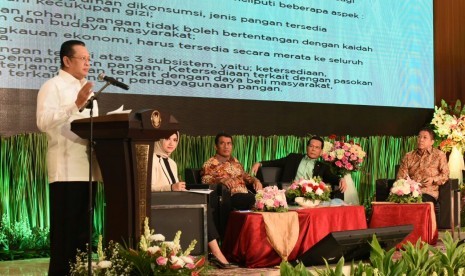 Ketua DPR RI Bambang Soesatyo saat menjadi narasumber seminar nasional 