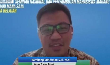 Ketua Forum Organisasi Zakat (FOZ) Pusat, Bambang Suherman