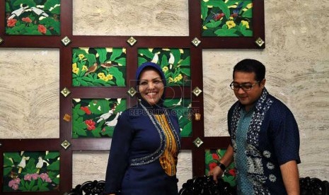 Ketua FPD Nurhayati Ali Assegaf (kiri), Sekretaris FPD Teuku Riefky Harsya (kanan)