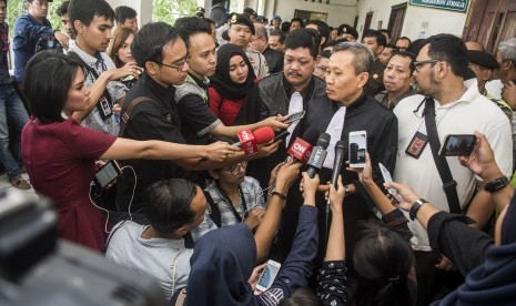 Head of prosecutors team in blasphemy case with Basuki Tjahaja Purnama as the defendant, Ali Mukartono, made a statement to the reporters.