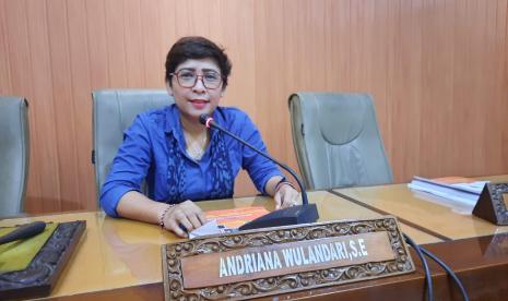 Ketua Komisi B DPRD DIY, Andriana Wulandari di Gedung DPRD DIY, Kota Yogyakarta.