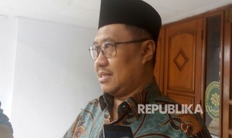 Ketua Komisi Yudisial Republik Indonesia Aidul Fitriciada Azhari di Pengadilan Negeri Tangerang Kelas 1A, Selasa (13/3).