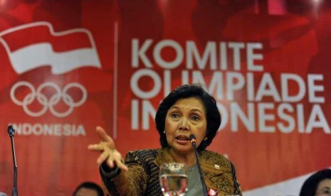 Ketua Komite Olimpiade Indonesia Rita Subowo