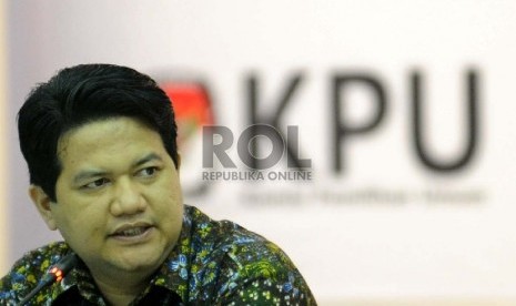  Ketua KPU Husni Kamil Manik.  (Republika/Tahta Aidilla)