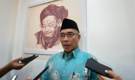 Ketua KPU RI Hasyim Asy'ari. Hasyim sebelumnya dilaporkan atas dugaan pelecehan oleh Hasnaeni atau Wanita Emas namun laporan kemudian dicabut. (ilustrasi)