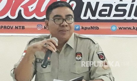 Ketua KPU NTB Lalu Aksar Anshari 