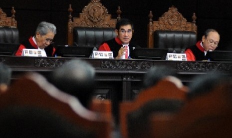 Chief Justice of Constitutional Court (MK), Hamdan Zoelva (file photo)