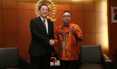 Ketua Majelis Permusyawaratan Politik Cina (CPPCC atau Ketua MPR Cina) H.E. Yu Zhengsheng melakukan kunjungan ke Indonesia.