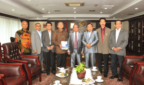  Ketua Majelis Permusyawaratan Rakyat (MPR) Zulkifli Hasan menerima audiensi Pergubi.