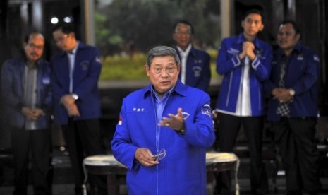 Ketua Majelis Tinggi Partai Demokrat Susilo Bambang Yudhoyono .