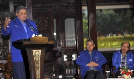 Ketua Majelis Tinggi Partai Demokrat Susilo Bambang Yudhoyono .