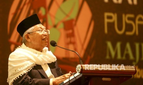 Ketua Majelis Ulama Indonesia (MUI) KH Ma'ruf Amin.